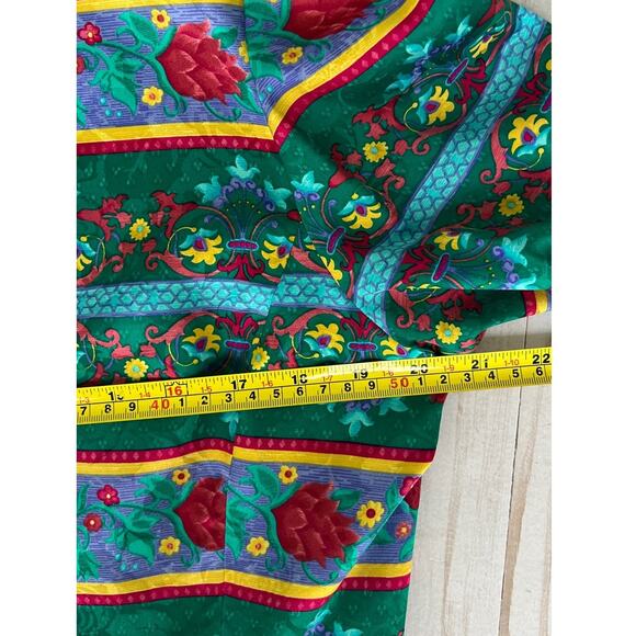 Safe Silk by Adrianna Papell Vintage Designer Silk Jacket - Size 14 Petite - Picture 8 of 9